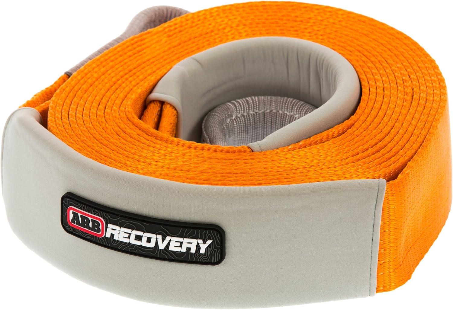 ARB ARB710LB orange 30 foot recovery snatch strap with protective sleeves