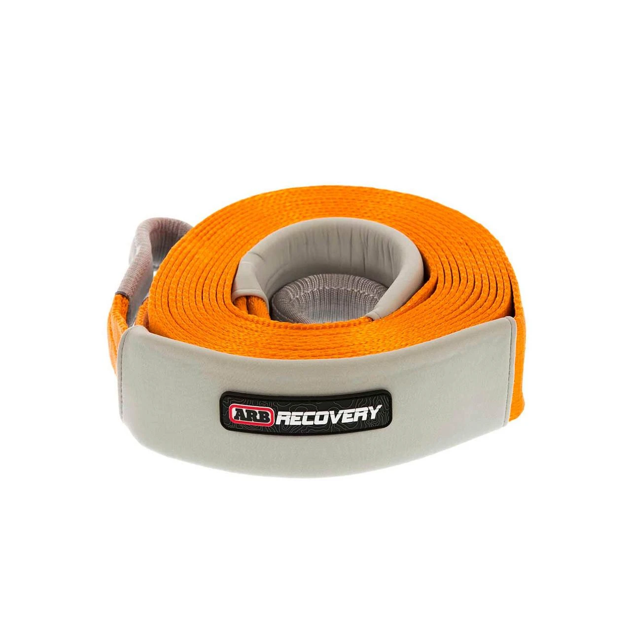 ARB ARB710LB orange 30 foot recovery snatch strap with reinforced eye sleeves