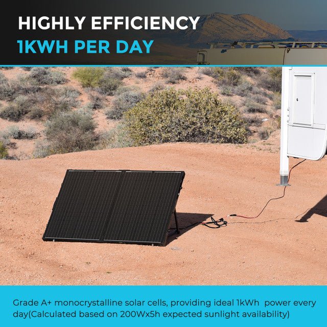 Renogy 200W solar panel for overlanding