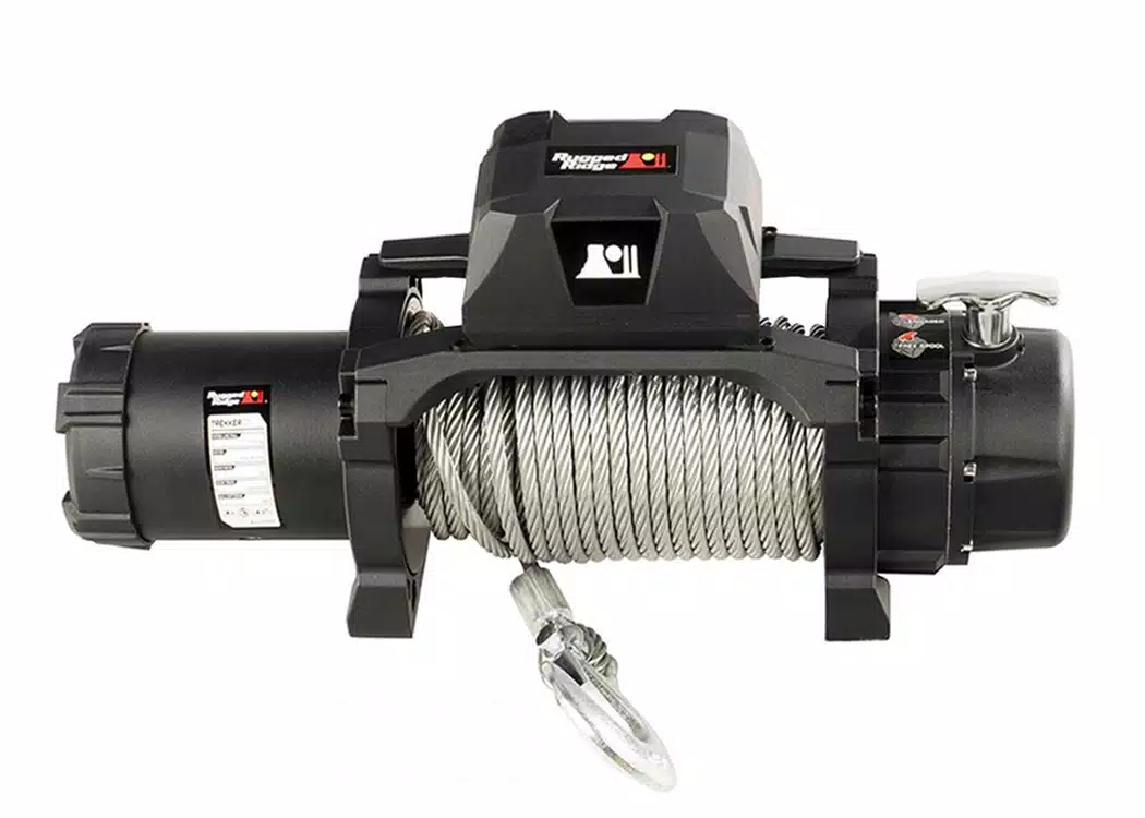 Overlanding winch for trail recovery