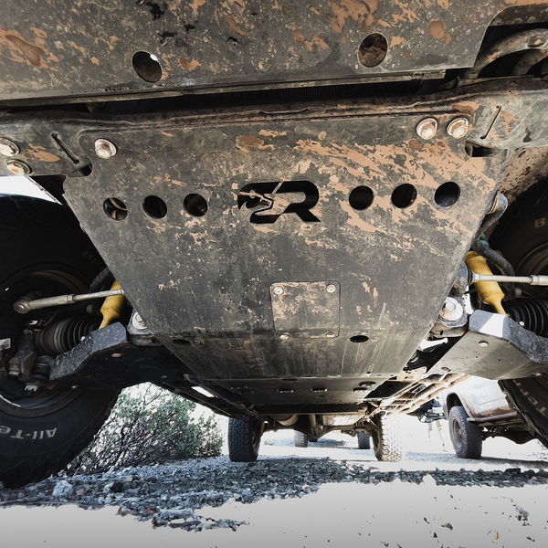 Cali Raised LED steel skid plate for Tacoma