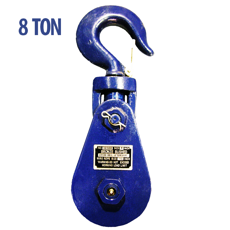 Warn 8-ton snatch block for winching